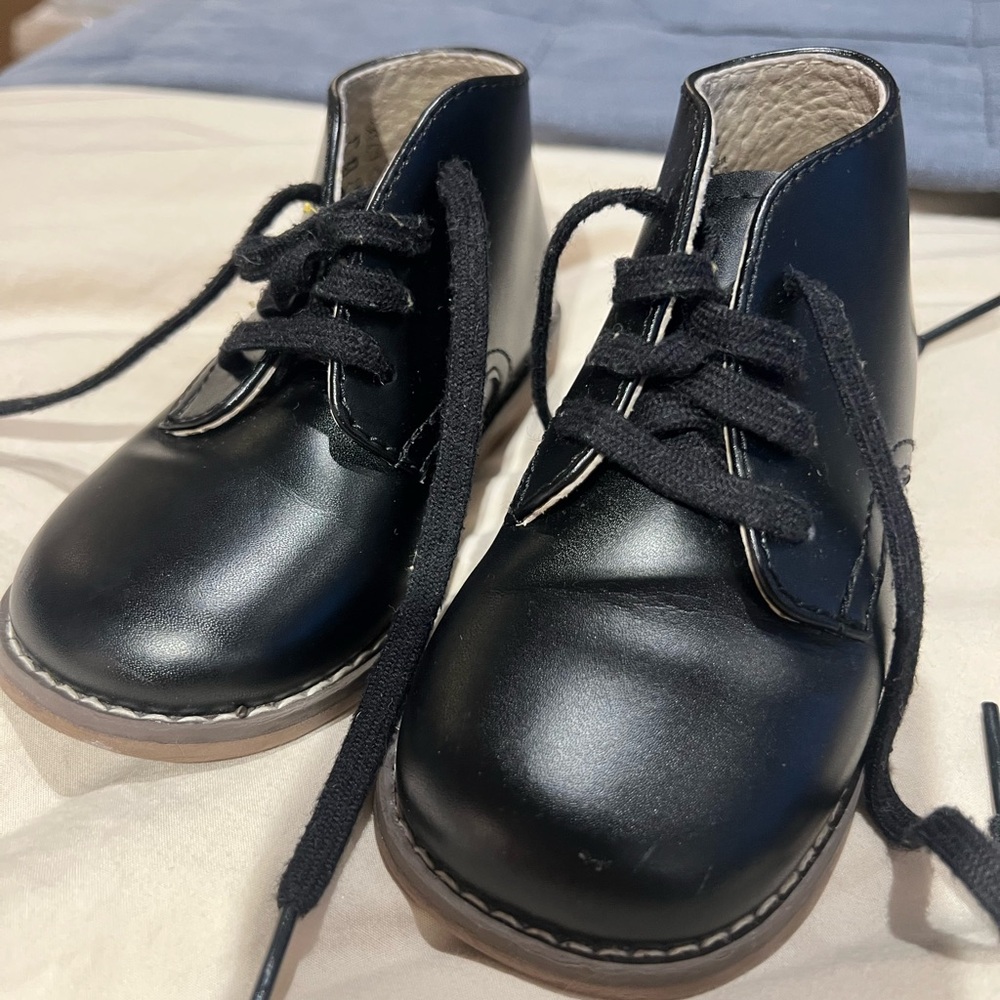 FootMates Black Dress Shoes for Kids